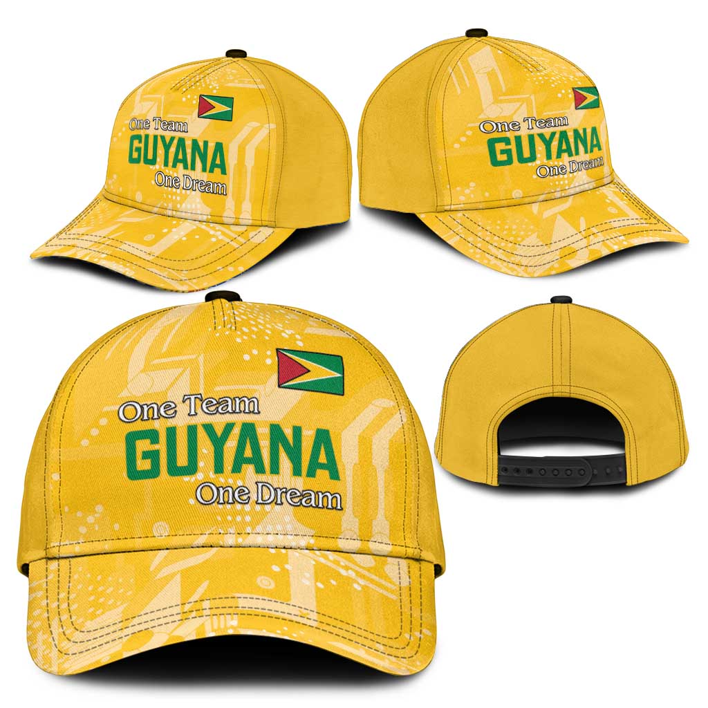 Guyana Football Classic Cap One Team One Game Yellow Version - Wonder Print Shop