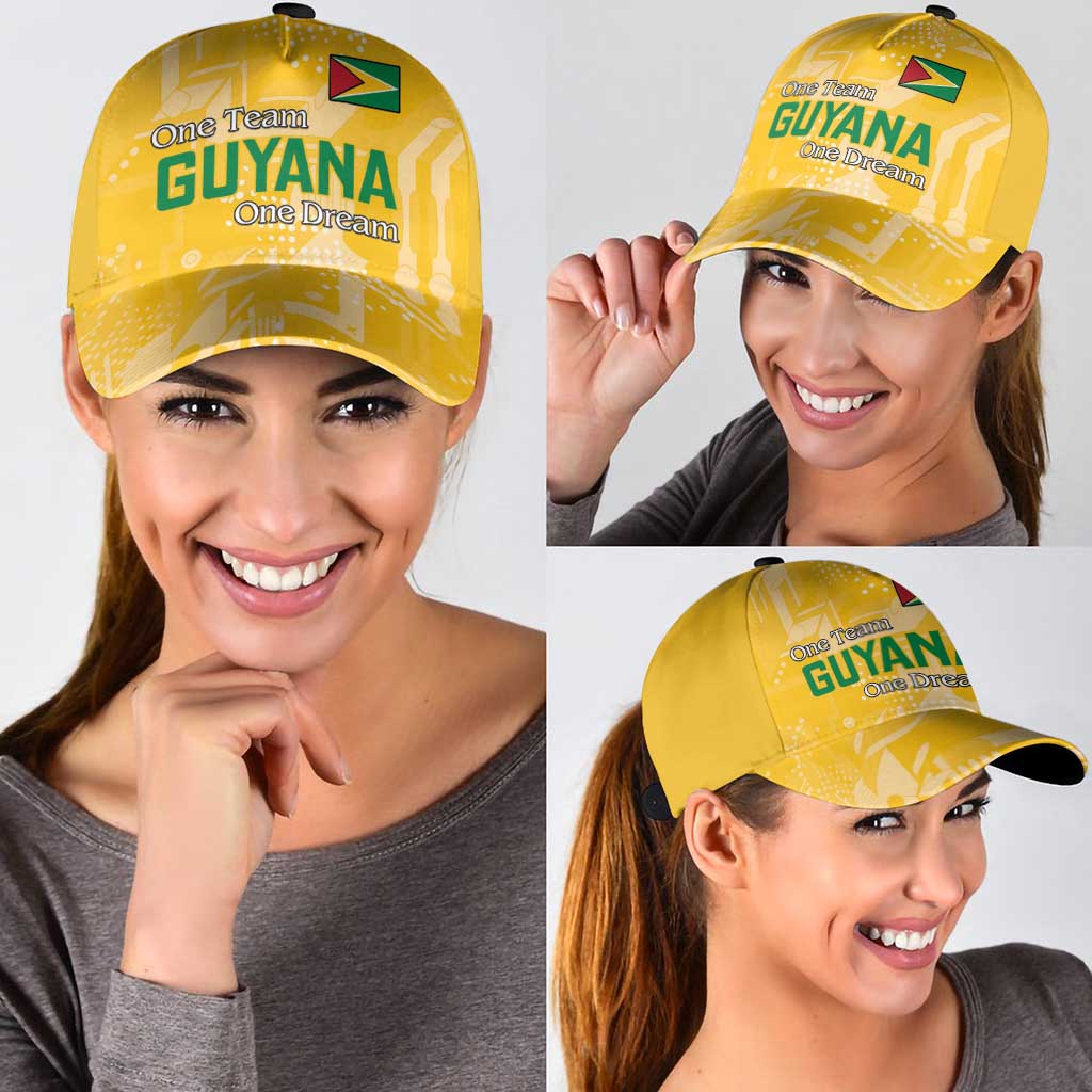 Guyana Football Classic Cap One Team One Game Yellow Version - Wonder Print Shop