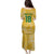 Custom Guyana Football Family Matching Puletasi and Hawaiian Shirt One Team One Game Yellow Version - Wonder Print Shop