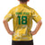 Custom Guyana Football Family Matching Summer Maxi Dress and Hawaiian Shirt One Team One Game Yellow Version - Wonder Print Shop