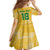 Custom Guyana Football Family Matching Summer Maxi Dress and Hawaiian Shirt One Team One Game Yellow Version - Wonder Print Shop