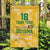 Custom Guyana Football Garden Flag One Team One Game Yellow Version - Wonder Print Shop