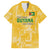 Custom Guyana Football Hawaiian Shirt One Team One Game Yellow Version - Wonder Print Shop