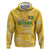 Custom Guyana Football Hoodie One Team One Game Yellow Version - Wonder Print Shop