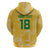 Custom Guyana Football Hoodie One Team One Game Yellow Version - Wonder Print Shop