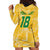 Custom Guyana Football Hoodie Dress One Team One Game Yellow Version - Wonder Print Shop