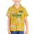 Custom Guyana Football Kid Hawaiian Shirt One Team One Game Yellow Version - Wonder Print Shop