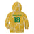 Custom Guyana Football Kid Hoodie One Team One Game Yellow Version - Wonder Print Shop