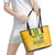Custom Guyana Football Leather Tote Bag One Team One Game Yellow Version - Wonder Print Shop
