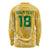 Custom Guyana Football Long Sleeve Shirt One Team One Game Yellow Version - Wonder Print Shop