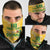 Custom Guyana Football Neck Gaiter One Team One Game Yellow Version - Wonder Print Shop
