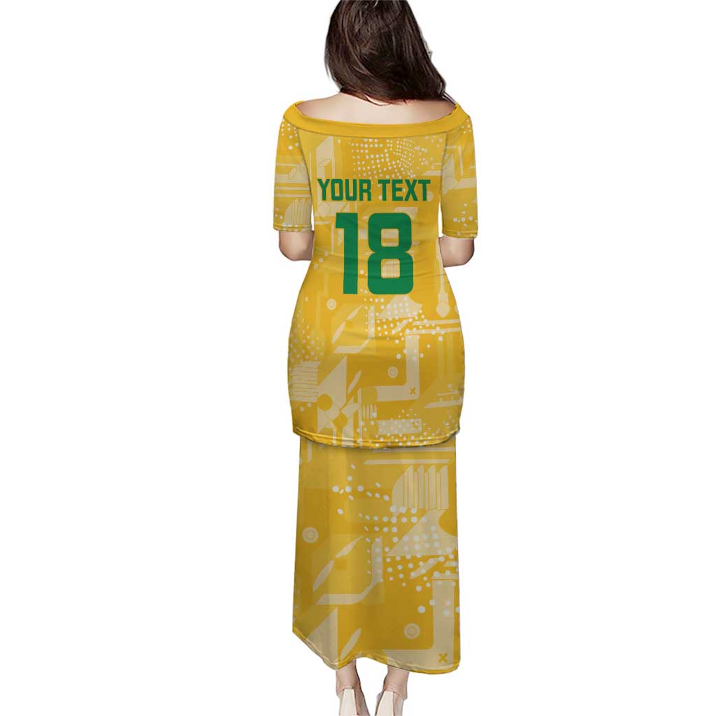 Custom Guyana Football Puletasi One Team One Game Yellow Version - Wonder Print Shop