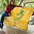 Custom Guyana Football Quilt One Team One Game Yellow Version - Wonder Print Shop