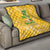 Custom Guyana Football Quilt One Team One Game Yellow Version - Wonder Print Shop