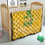 Custom Guyana Football Quilt One Team One Game Yellow Version - Wonder Print Shop