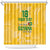 Custom Guyana Football Shower Curtain One Team One Game Yellow Version - Wonder Print Shop