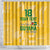 Custom Guyana Football Shower Curtain One Team One Game Yellow Version - Wonder Print Shop