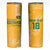 Custom Guyana Football Skinny Tumbler One Team One Game Yellow Version - Wonder Print Shop