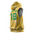 Custom Guyana Football Sleeveless Hoodie One Team One Game Yellow Version - Wonder Print Shop