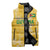 Custom Guyana Football Sleeveless Puffer Jacket One Team One Game Yellow Version - Wonder Print Shop