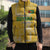 Custom Guyana Football Sleeveless Puffer Jacket One Team One Game Yellow Version - Wonder Print Shop