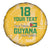 Custom Guyana Football Spare Tire Cover One Team One Game Yellow Version - Wonder Print Shop