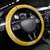 Guyana Football Steering Wheel Cover One Team One Game Yellow Version - Wonder Print Shop