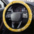 Guyana Football Steering Wheel Cover One Team One Game Yellow Version - Wonder Print Shop