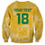 Custom Guyana Football Sweatshirt One Team One Game Yellow Version - Wonder Print Shop