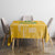 Custom Guyana Football Tablecloth One Team One Game Yellow Version - Wonder Print Shop