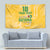 Custom Guyana Football Tapestry One Team One Game Yellow Version - Wonder Print Shop