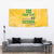 Custom Guyana Football Tapestry One Team One Game Yellow Version - Wonder Print Shop