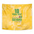 Custom Guyana Football Tapestry One Team One Game Yellow Version - Wonder Print Shop