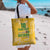 Custom Guyana Football Tote Bag One Team One Game Yellow Version - Wonder Print Shop