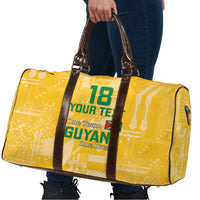 Custom Guyana Football Travel Bag One Team One Game Yellow Version - Wonder Print Shop