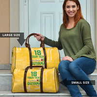 Custom Guyana Football Travel Bag One Team One Game Yellow Version - Wonder Print Shop