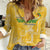 Custom Guyana Football Women Casual Shirt One Team One Game Yellow Version - Wonder Print Shop