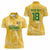 Custom Guyana Football Women Polo Shirt One Team One Game Yellow Version - Wonder Print Shop
