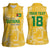 Custom Guyana Football Women Sleeveless Polo Shirt One Team One Game Yellow Version - Wonder Print Shop