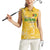Custom Guyana Football Women Sleeveless Polo Shirt One Team One Game Yellow Version - Wonder Print Shop