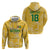Custom Guyana Football Zip Hoodie One Team One Game Yellow Version - Wonder Print Shop