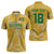 Custom Guyana Football Zipper Polo Shirt One Team One Game Yellow Version - Wonder Print Shop