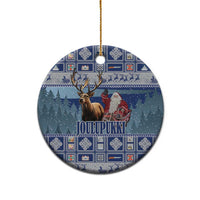 Finland Joulupukki Christmas Ceramic Ornament Mythology Hannunvaakuna - Wonder Print Shop