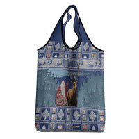 Finland Joulupukki Christmas Grocery Bag Mythology Hannunvaakuna