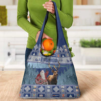 Finland Joulupukki Christmas Grocery Bag Mythology Hannunvaakuna