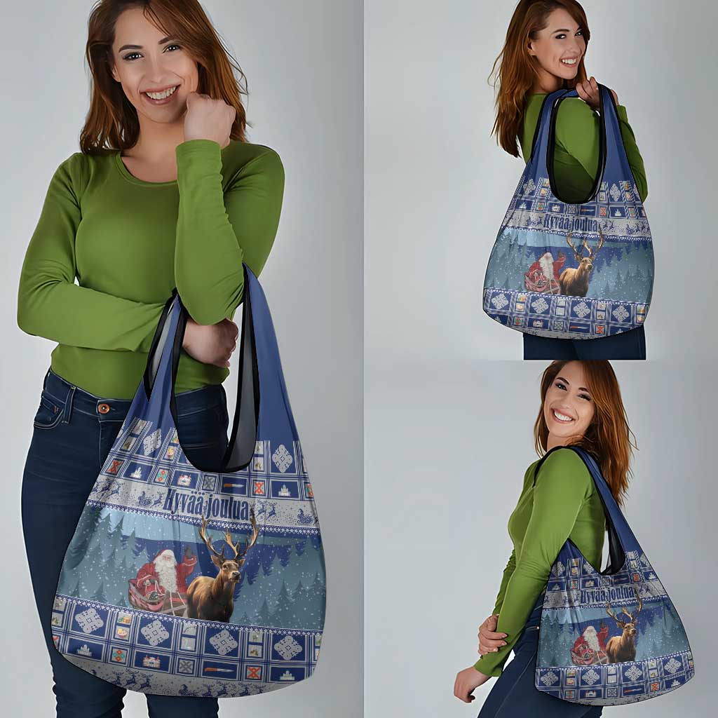 Finland Joulupukki Christmas Grocery Bag Mythology Hannunvaakuna