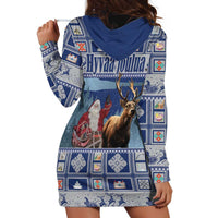 Finland Joulupukki Christmas Hoodie Dress Mythology Hannunvaakuna - Wonder Print Shop