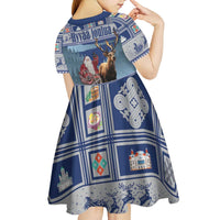 Finland Joulupukki Christmas Kid Short Sleeve Dress Mythology Hannunvaakuna - Wonder Print Shop
