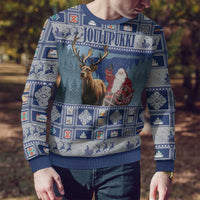 Finland Joulupukki Christmas Ugly Christmas Sweater Mythology Hannunvaakuna - Wonder Print Shop