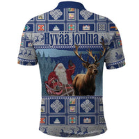 Finland Joulupukki Christmas Polo Shirt Mythology Hannunvaakuna - Wonder Print Shop